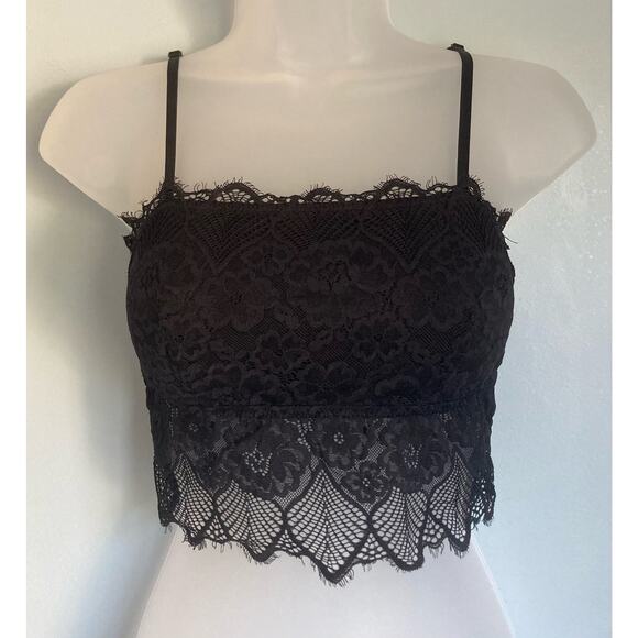 Aerie Black Lace Bralette Small - Picture 1 of 6
